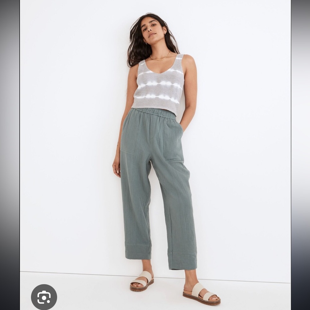 Madewell Lightspun Pull On Balloon Pants in Faded Shale in XS
